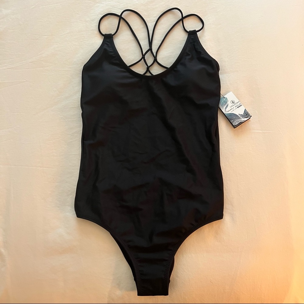 NWT Volcom Strappy One Piece